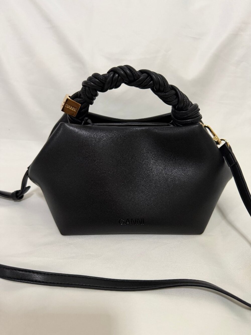 Ganni Black Small Bou Bag - Picture 3 of 9